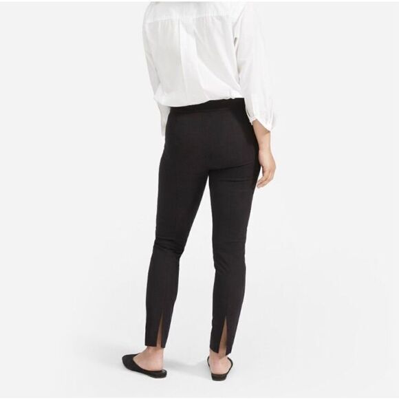 Everlane | NWOT Back-Slit Work Pants Black Size 16 - Picture 2 of 8